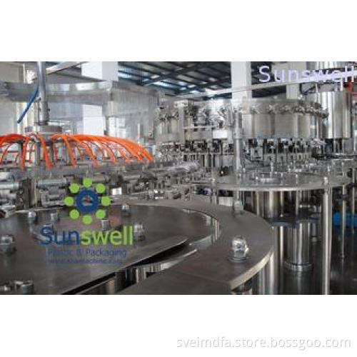 Automated soda water bottling 3-in-1 carbonated filling mon